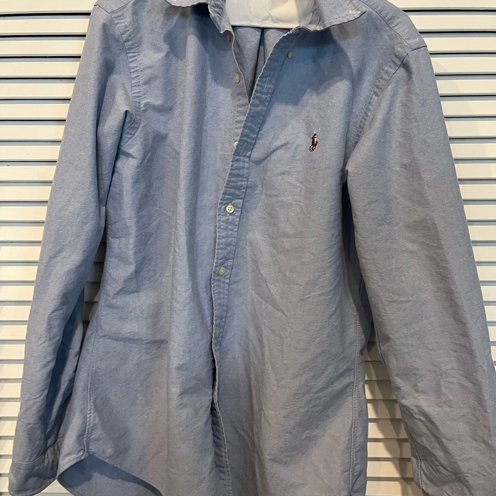 Ralph Lauren Custom Fit Blue Shirt
